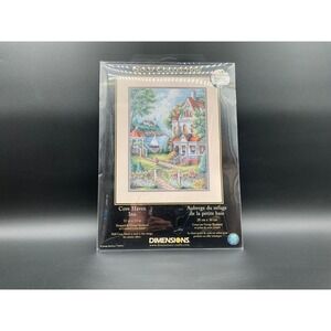 Dimensions Gold Collection Cove Haven Inn Counted Cross Stitch Kit 11″×14″